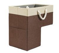 Étagère échelle blanche - Système de rangement industriel | Compartiments en polypropylène intégrés pour chaussettes, jouets, accessoires