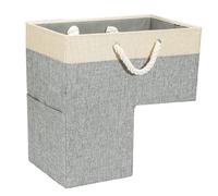 Étagère échelle blanche - Système de rangement industriel | Compartiments en PP intégrés pour chaussettes, jouets, accessoires
