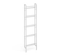 Étagère échelle Klivo, 44.5x160cm avec 5 étagères, Blanc, Vicco 57303