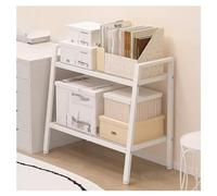 Étagère échelle libre à 3 niveaux - Étagère Sto multifonction pour économiser de l'espace pour jardin, balcon, salon et chambre à coucher, blanc Ele, 60 x 26 x 60 cm