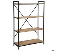 Étagère ""Edena"" acacia et métal 90x141cm - Atmosphera Créateur d'intérieur