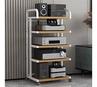 Étagère électronique peu encombrante - Support de contenu AV pour DVD et haut-parleur - Organiseur moderne pour équipement HiFi