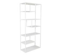 Etagère en acier Staal Blanc - Bureau - Hauteur 188 cm - Longueur 85 cm - Profondeur 35 cm