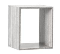 Étagère en Bois 1 Compartiment - Gris Mix