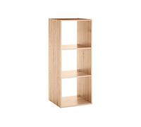 5five Étagère en bois 3 cases Mix coloris naturel