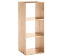 5five Étagère en bois 3 cases Mix coloris naturel