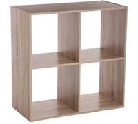Étagère en bois 4 cases Mix coloris naturel 5five Marron G
