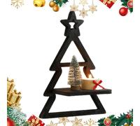 Étagère en Bois - Arbre de Noël - Décoration d'intérieur | Étagères de Noël en Bois à Suspendre pour - pour Vacances, Salon, Cuisine, Porte, cheminée, Salle de Bain, entrée, Porche