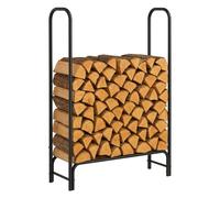 Étagère en bois de cheminée 100 cm étagère en bois de chauffage support en bo...