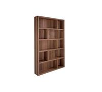 Etagère en bois de noyer 3180C, 126 x 25 x 197 cm. -