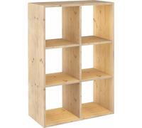 Étagère en bois Dinamic, naturel, 105,4 x 70,8 x 33 cm