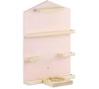 Hama Étagère en Bois pour boîte de Jeu Audio, Figurines de Jeu Audio (par Exemple Tonies®), Rose