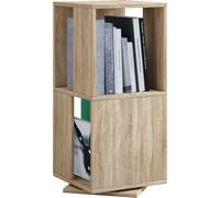 Étagère en bois VCM verticale | Bibliothèque pivotante | Dimensions env. H. 74 x L. 34 x P. 34 cm | Étagère élégante | Étagère de bureau - Stifta L