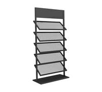 Étagère en céramique avec design déflecteur, structure stable, grande capacité pour magasins de détail et salles d'exposition