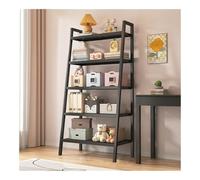 Étagère en Échelle Étagère à échelle à 5 niveaux, support de rangement sur pied, présentoir, bibliothèque simple, adaptée à la chambre à coucher, au salon, au bureau, à la cuisine et à la salle de bai