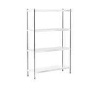 Étagère en inox 4 tablettes - 120 x 40 x 180 cm - Royal Catering - 200 kg
