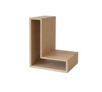 Maze Étagère murale L-shelf Chêne. 30×38×29 cm