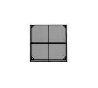 Étagère en métal noir, 4 compartiments, à fixer au mur, carré - Nordal, WIRE - 63x25x63 cm