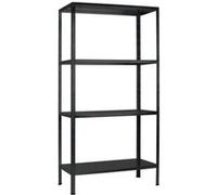 Étagère en métal noir Schulte Powermax H. 180 x L. 80 x P. 40 cm