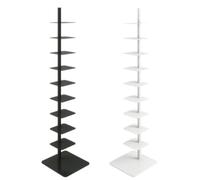 Étagère en métal peu encombrante, solution de rangement d'angle multifonction pour la maison et le bureau