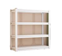 Étagère en métal robuste à 4 niveaux pour garage, entrepôt, garde-manger, sous-sol et atelier. Solution de rangement robuste pour la maison et le bureau