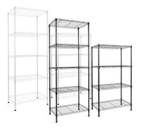 Étagère en métal Rocky 4/5 Étagères Blanc 90 x 45 x 200 cm | Charge Max : 250 kg