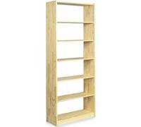 IDIMEX Etagère Regale étagère sur Pied avec 7 tablettes, en pin Massif Vernis Naturel