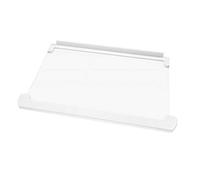 Étagère en verre avec profils Dimensions : 434 x 292 x 4 cm Pièce de rechange originale pour réfrigérateurs Ariston Indesit Hotpoint