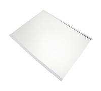 Étagère en Verre Trempé, Panneau Transparent 15,75x11,8 Pouces | Surface Lisse Non Poreuse, Bords Arrondis Polis, Rangement Ajustable pour Bouteilles et Snacks