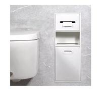 Étagère encastrée en acier inoxydable - Solution de rangement intégrée pour douche et cuisine