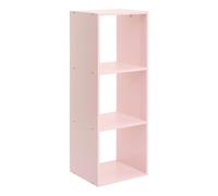 Étagère Enfant 3 Cases "Mix n'Modul" 94cm Rose