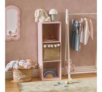 Atmosphera - Étagère Enfant mix'n modul 3 Cases Rose 34,5x32x100,5 cm