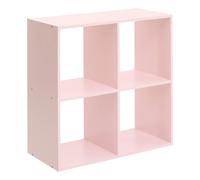Étagère Enfant 4 Cases "Mix n'Modul" 63cm Rose