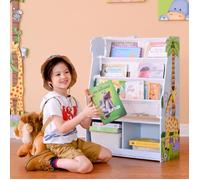 Etagère enfant avec rangement, Teamson Kids, bleu/86 X 24 X 81