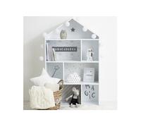 Atmosphera Étagère enfant Maison 7 cases Gris