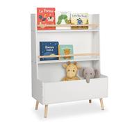 Relaxdays Étagère enfant pour livres et jouets