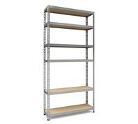 Étagère Enfichable Rayonnage pour Charge Lourde Lieu 210x100x30 Cmtkt 900kg Akte