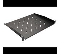 Étagère Equip 328001 pour rack 19 pouces en aluminium noir capacité de charge professionnelle 1.7kg