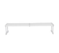 Étagère Extensible Empilable Robuste Réglable Placard Support De Rangement Organisateur pour Armoire Placard Armoire En Acier Au Carbone Plastique 9,4 pouces x 12,6 pouces 11 (Longueur 87-108 cm /