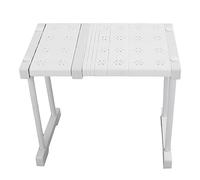 Étagère Extensible Empilable, Support de Rangement Réglable, Robuste, Support de Charge de 121 LB, Organisateur de Séparation pour Placard, Armoire, Placard (Longueur 27-38 cm / 10,6-15
