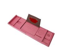 Étagère extensible for baignoire, plateau en bois, étagère de rangement for baignoire en bambou WW50BT(75-110cm6)
