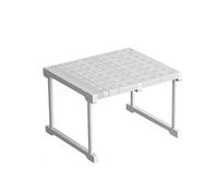 Étagère extensible réglable pour placard, cuisine, salle de bain (2 pièces, 42 x 22 x 3748 cm (l x H x L), solution robuste
