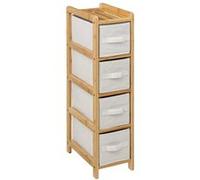 Etagère fine 4 tiroirs Tidy Box 5five Blanc G