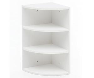 Étagère FineBuy 30 x 60 x 30 cm en Bois | Étagère Murale - étagère d'angle avec 3 Niveaux d'étagère | Étagère de Cuisine Suspendue | Bibliothèque à étagère Debout