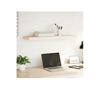 Etagère flottante 90x23,5x4 cm bois d'ingénierie, étagère murale, planche d'étagère, étagère murale de salle de bain, 4010694