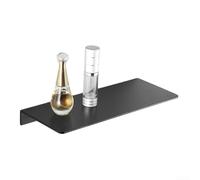 Étagère flottante à profil bas pour une installation murale dans les espaces étroits où un petit présentoir est nécessaire pour une utilisation décorative ou pratique (noir)
