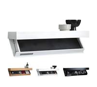 Étagère flottante avec compartiment caché - Solution de rangement secrète pour le salon ou le bureau, idéale pour organiser et exposer des articles, design compact