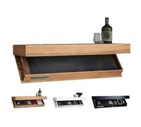 Étagère flottante avec compartiment caché - Solution de rangement secrète pour le salon ou le bureau, idéale pour organiser et exposer des articles, design compact
