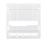 Étagère Flottante De Chevet - Support De Rangement Mural, Étagère De Rangement Compacte Avec Crochets, Système De Support De Clip De Câble | Solution De Table De Chevet Peu Encombrante Pour Accessoire