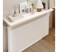 Étagère Flottante Dessus Radiateur, Cache Radiateur Blanc, Alliage D'aluminium Cache Radiateur, Dissimulateur de Chauffage for Salon, Chambre, Couloir(120x20cm/47.2x7.8in)